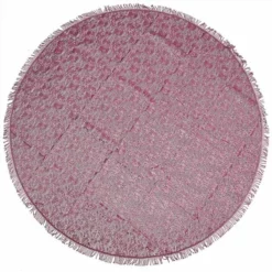 Rond Buiten Tafelkleed 160cm Schuimvinyl Cassis (dikke Kwaliteit)