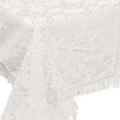 Buiten Tafelkleed Schuim Vinyl 140x180cm Gebroken Wit (dikke Kwaliteit)