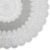 Rond Buiten Tafelkleed Vinyl 152cm Lichtgrijs