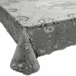 Tafelkleed Buiten Vinyl Grijs 152x228cm