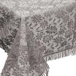 Buiten Tafelkleed Schuim Vinyl 140x180cm Kasteel Grijs (dikke Kwaliteit)