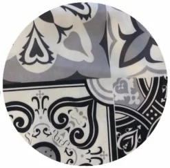 Rond Tafelkleed 180cm Spaanse Tegels