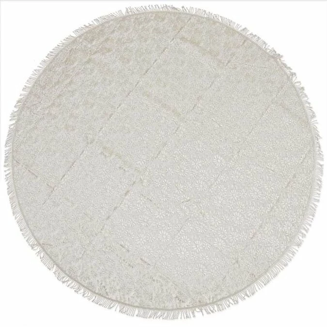 Rond Buiten Tafelkleed 160cm Schuimvinyl Pebble Grijs (dikke Kwaliteit) 1 Rond Buiten Tafelkleed 160cm Schuimvinyl Pebble Grijs (dikke Kwaliteit)