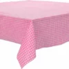 Papieren Tafelkleed Ruitjes Roze