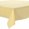 Papieren Tafelkleed Ruitjes Geel
