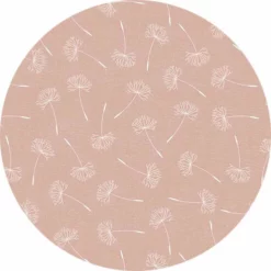 Groot Rond Tafelzeil Pluizenbloem Roze (160cm)