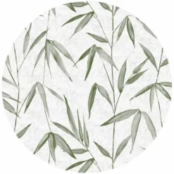 Groot Rond Tafelzeil Bamboe Naturel (160cm)
