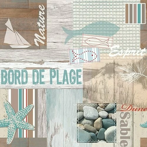 Rond Tafelzeil Strand Maritiem (140cm) 2 Rond Tafelzeil Strand Maritiem (140cm) - Afbeelding 2