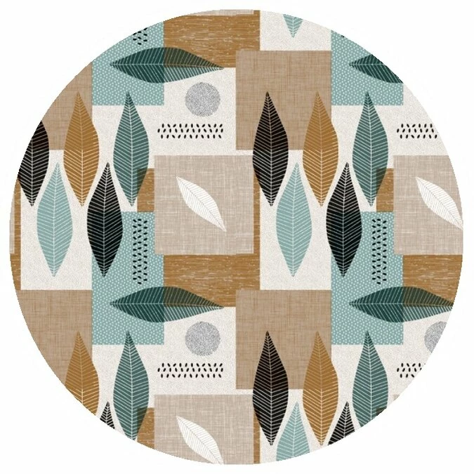 Rond Tafelzeil Trendy Herfst (140cm) 1 Rond Tafelzeil Trendy Herfst (140cm)