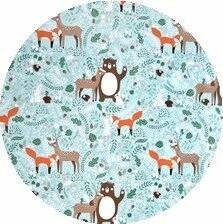 Rond Tafelzeil Dierenvrienden (140cm)