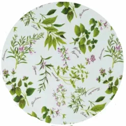 Rond Doorzichtig Tafelzeil Kruidenplant (140cm)