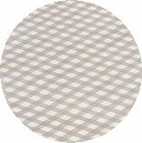 Rond Tafelzeil Ruitje Taupe Paty (140cm)