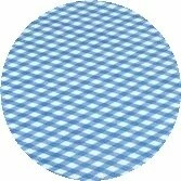 Rond Tafelzeil Ruitje Blauw Paty (140cm)