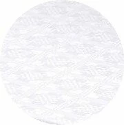 Rond Tafelzeil Damast Vierkantjes (140cm)