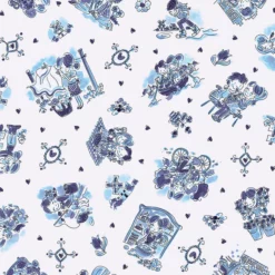 Rond Tafelzeil Delfts Blond Amsterdam (140cm) -Hiptafelzeil Winkel 1952700684