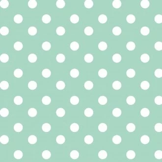 Rond Tafelzeil Stippen Mint (140cm) 2 Rond Tafelzeil Stippen Mint (140cm) - Afbeelding 2