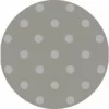 Rond Tafelzeil Stippen Lichtgrijs/beige Paty (140cm)