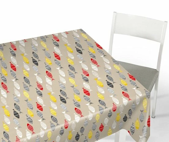 Ovaal Tafelzeil Visjes 2 Ovaal Tafelzeil Visjes - Afbeelding 2