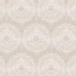 Ovaal Tafelzeil Brocanterie Beige