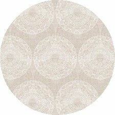 Rond Tafelzeil Brocanterie Beige (ca. 137cm)