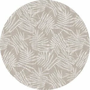 Rond Tafelzeil Bamboe Taupe (140cm) 1 Rond Tafelzeil Bamboe Taupe (140cm)