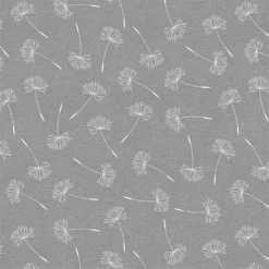 Ovaal Tafelzeil Pluizenbloem Grijs