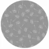 Rond Tafelzeil Pluizenbloem Grijs (140cm)