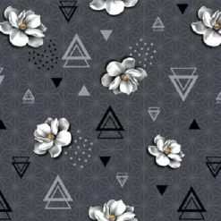 LOLA Ovaal Tafelzeil Geometrische Bloem