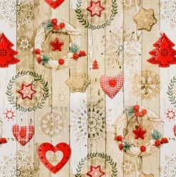 Ovaal Kerst Tafelzeil Kerstkransen