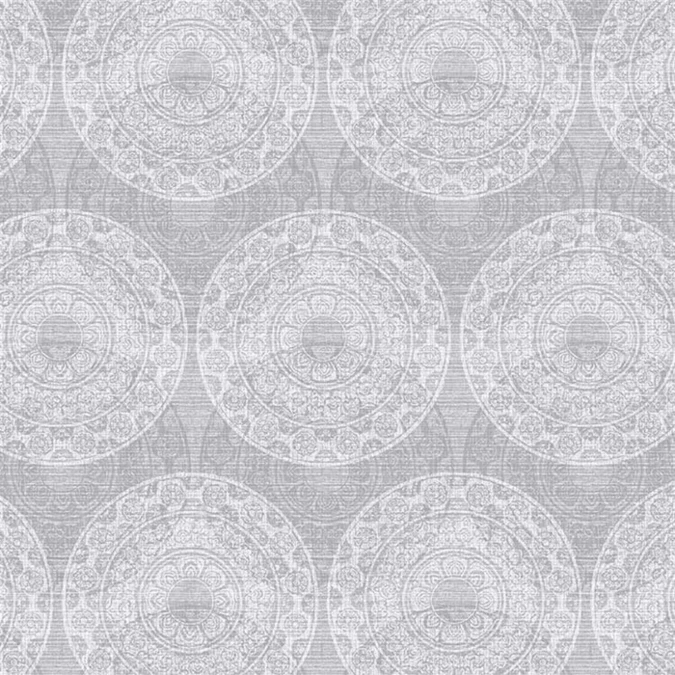 Ovaal Tafelzeil Brocanterie Grijs 1 Ovaal Tafelzeil Brocanterie Grijs