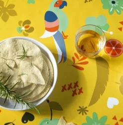 Ovaal Tafelzeil Lola Exotic Garden Geel