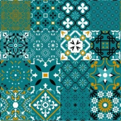 Ovaal Tafelzeil Spaanse Tegeltjes