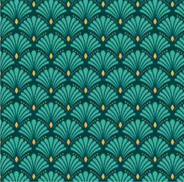 Rond Tafelzeil Pauw Groen (140cm) 2 Rond Tafelzeil Pauw Groen (140cm) - Afbeelding 2