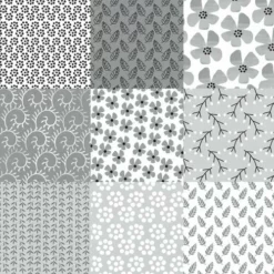 Ovaal Tafelzeil Patchwork Grijs