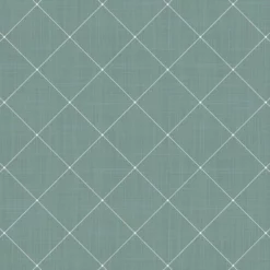 Gecoat Wasbaar Tafelzeil Vector Oudgroen/blauw