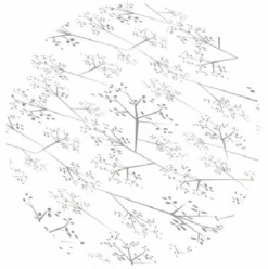 Doorzichtg Rond Tafelzeil Domica Light (140cm)