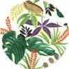 Rond Tafelzeil Tropische Planten (140cm)
