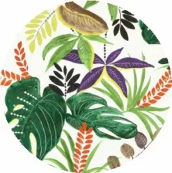 Rond Tafelzeil Tropische Planten (140cm)