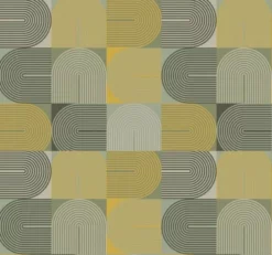 Ovaal Tafelzeil Retro 70's