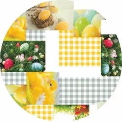 Rond Tafelzeil Pasen (140 Cm)