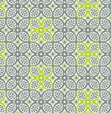 Ovaal Tafelzeil Retro Bloem Groen 1 Ovaal Tafelzeil Retro Bloem Groen