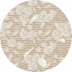 Rond Tafelzeil Schelpen (140cm)