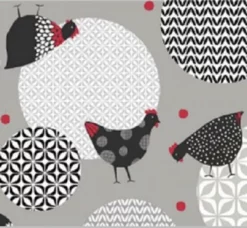 Ovaal Tafelzeil Stippen En Kippen