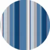 Rond Tafelzeil Strepen Maritiem (140cm)