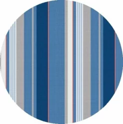 Rond Tafelzeil Strepen Maritiem (140cm)