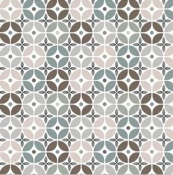 Ovaal Tafelzeil Vintage Circles