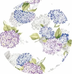 Rond Tafelzeil Hortensia Bloem (140cm)