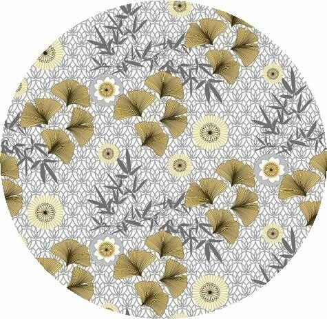 Rond Tafelzeil Chinese Muurbloem (ca. 140cm) 1 Rond Tafelzeil Chinese Muurbloem (ca. 140cm)