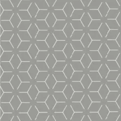 Ovaal Tafelzeil Geometrisch Donkergrijs