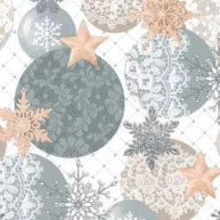 LOLA Ovaal Kerst Tafelzeil Ster (licht)